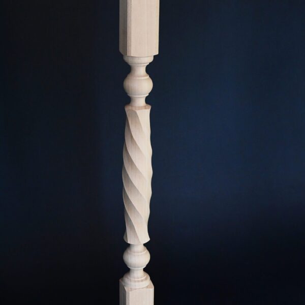 ZFR-115, BALUSTRU FAG, NATUR, 800mm X 55mm X 55mm