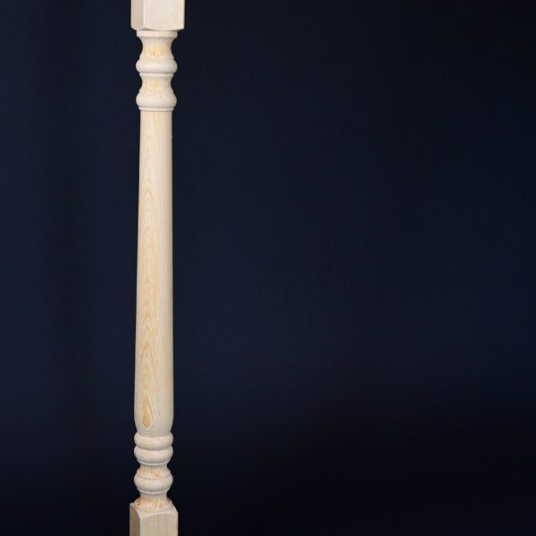 ZFR-137, BALUSTRU PIN, NATUR, 800mm X 45mm X 45mm