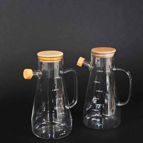 ZFR 112 STICLĂ GRADATĂ 900 ML CU DOP DIN LEMN