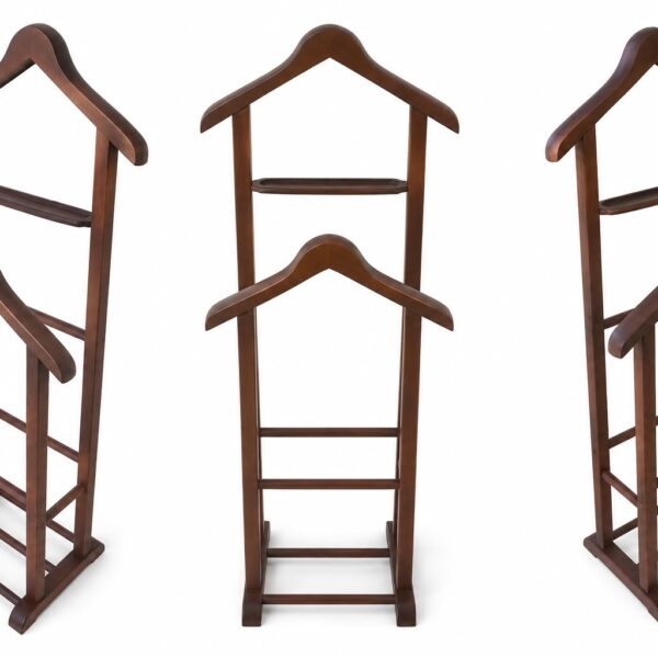 Cuier valet, portmantou, din lemn masiv 123 cm X 93 cm X 33 cm